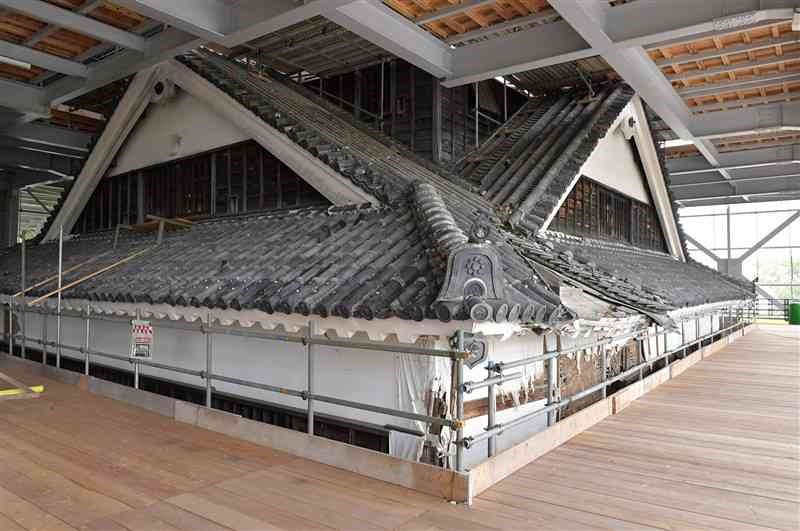 熊本城の宇土櫓、素屋根内部を一般公開へ - masami71の日記