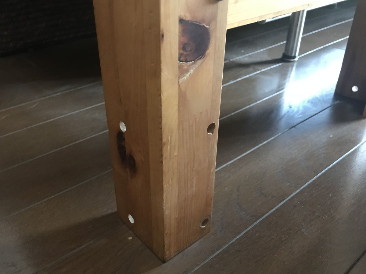 この足が1本なくなった