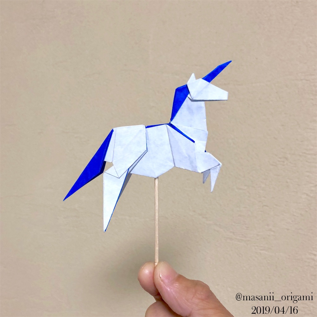 パーツの色配置が秀逸 オリガミプラネット ユニコーン に挑戦 まさにぃの折り紙コラム
