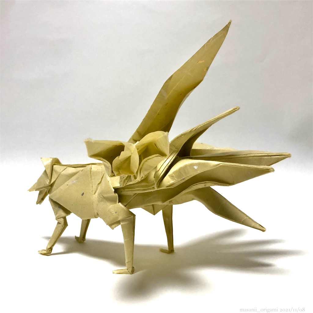 和紙で折りなす神話の世界 川畑文昭 九尾の狐 Nine Tailed Fox Chinese Fox Spirit Designed By Fumiaki Kawahata まさにぃの折り紙コラム
