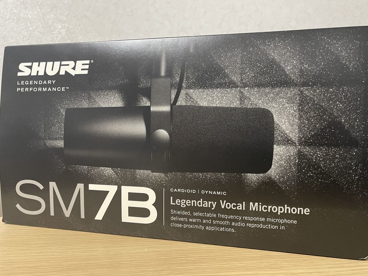 配信者向け』配信者の王道マイクSHURE SM7Bを購入したので1週間