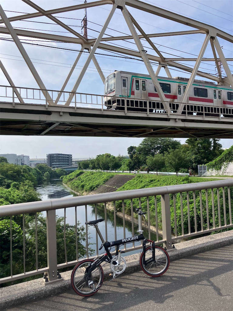 鶴見川水系、寺家と黒須田川ポタ - 折りたたみ自転車で鉄道旅、出発輪行！