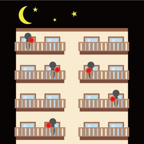 ベランダ喫煙問題 家族に吸わせたくない煙を他人に吸わせている事実 おしょぶ の と