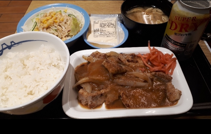 【松屋】新商品「肉厚豚生姜焼定食」レビュー！（感想）※YouTube動画あり