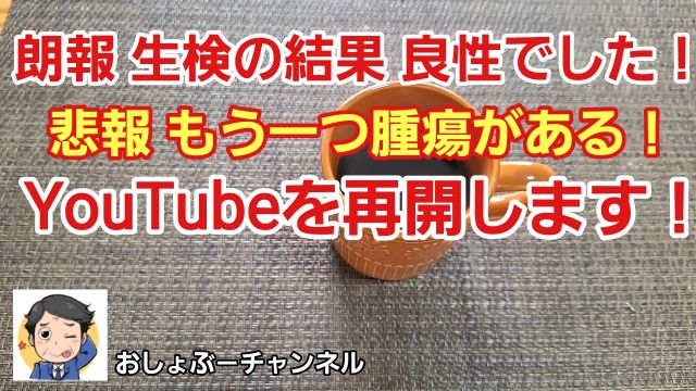 【介護日記】朗報/腫瘍は良性でした。悲報/もう一つ腫瘍がありました。