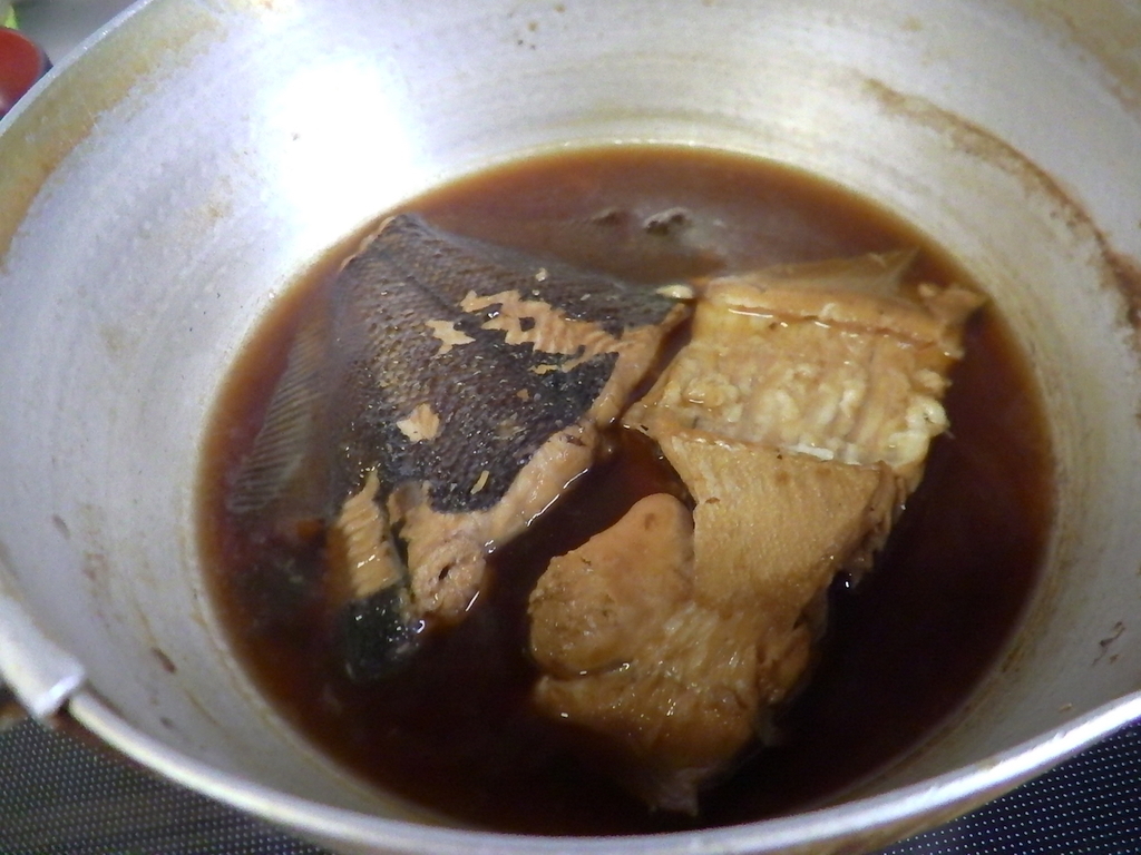 幸運な病のレシピ 966 朝 レバ甘酢あん 長ネギと合わせ仕立直 唐揚げ卵とじ カツ丼頭風仕立直 白子味噌汁 大根 なばな カレイ煮付け 鮭 日々の糧としての写真 A Life Lived In Fear Is A Life Half Lived