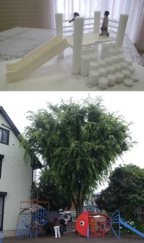 川越ルンビニ幼稚園 パパたちと作る遊具 模型案 佐藤将之研究室 早稲田大学人間科学学術院