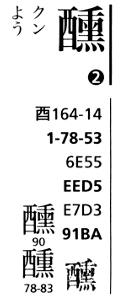 『増補改訂 JIS漢字字典』の「醺」（p. 679）