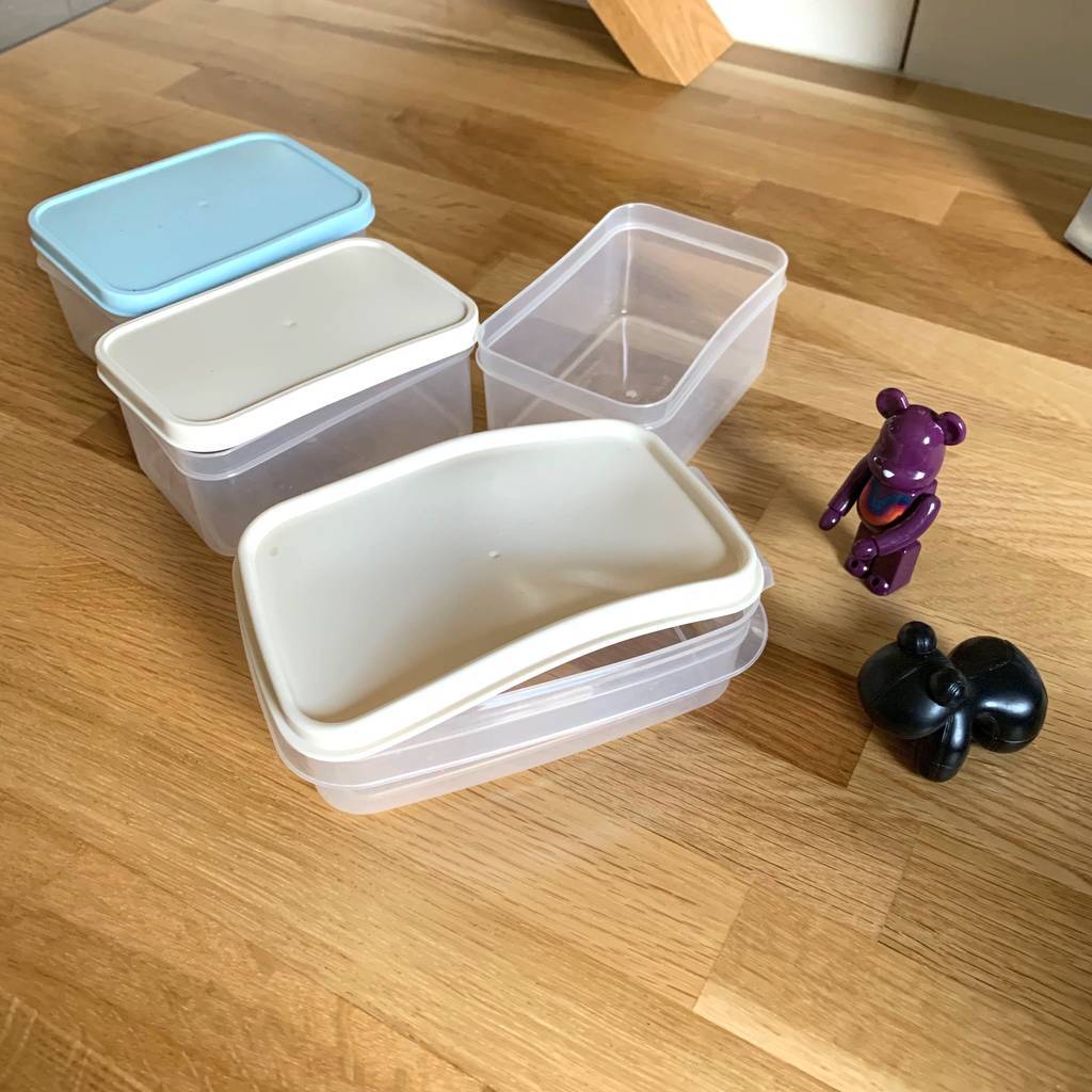 洗いやすくレンジでも歪まない100均セリアの保存容器で捨てない収納 北欧ミッドセンチュリーの家づくり