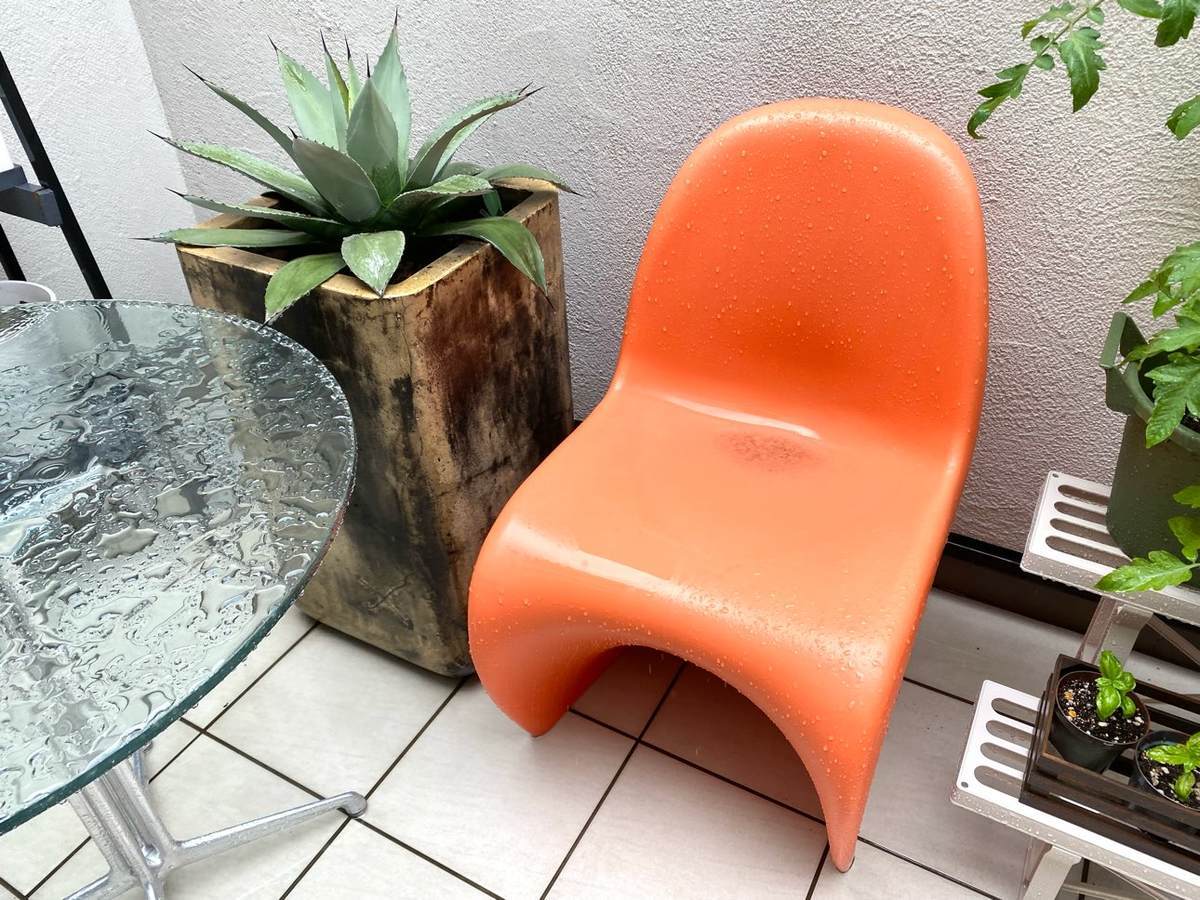 パントンチェア　オレンジ　引取専用 Verner Panton（ヴェルナー・パントン）パントンチェア “Panton