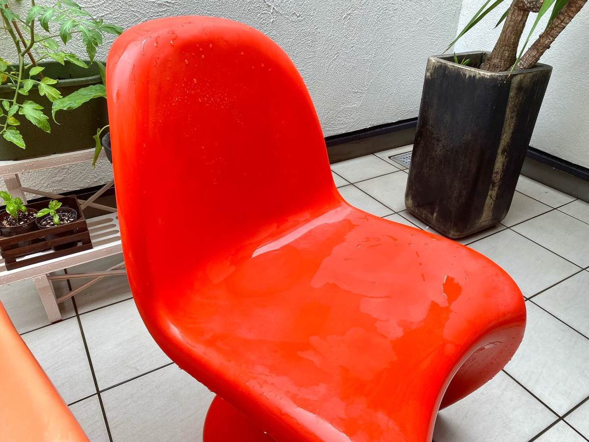 パントンチェア　オレンジ　引取専用 Verner Panton（ヴェルナー・パントン）パントンチェア “Panton