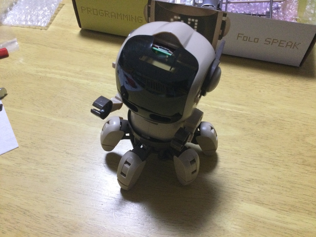 6足歩行ロボット ／ プログラミング・フォロ スピーク for