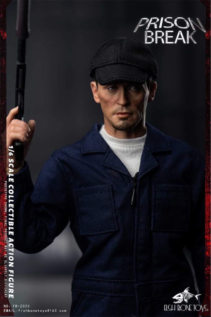 フィギュアニュース 1/6 FISH BONETOYS プリズンブレイク風 マイケル