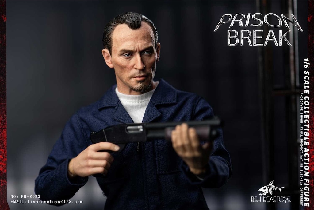 フィギュアニュース 1/6 FISH BONETOYS プリズンブレイク風 マイケル