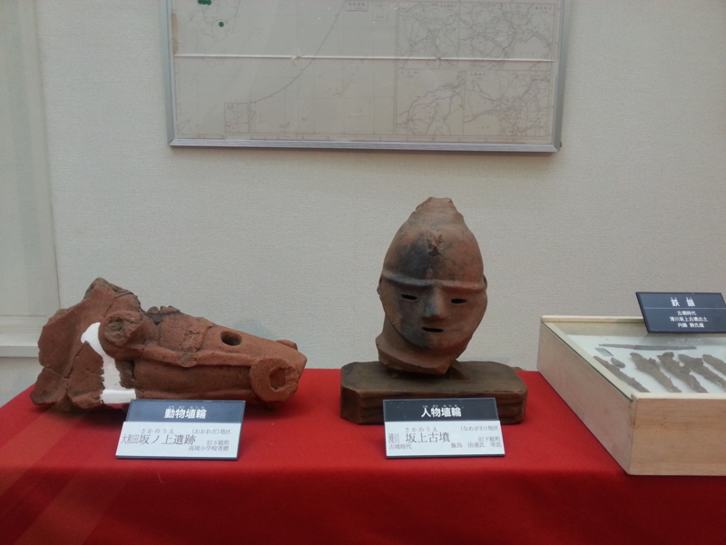 下総歴史民俗資料館 ムササビ形埴輪 人頭形土製品 - 墳丘からの眺め