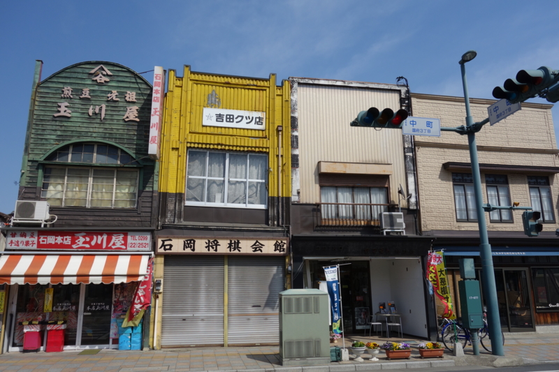 石岡の街歩き・前編 茨城県石岡市 - 墳丘からの眺め