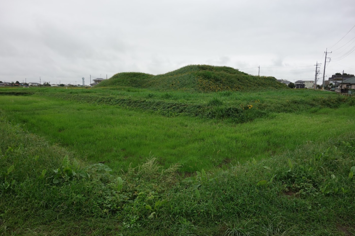 将軍山古墳 さきたま古墳群 埼玉県行田市大字埼玉 墳丘からの眺め