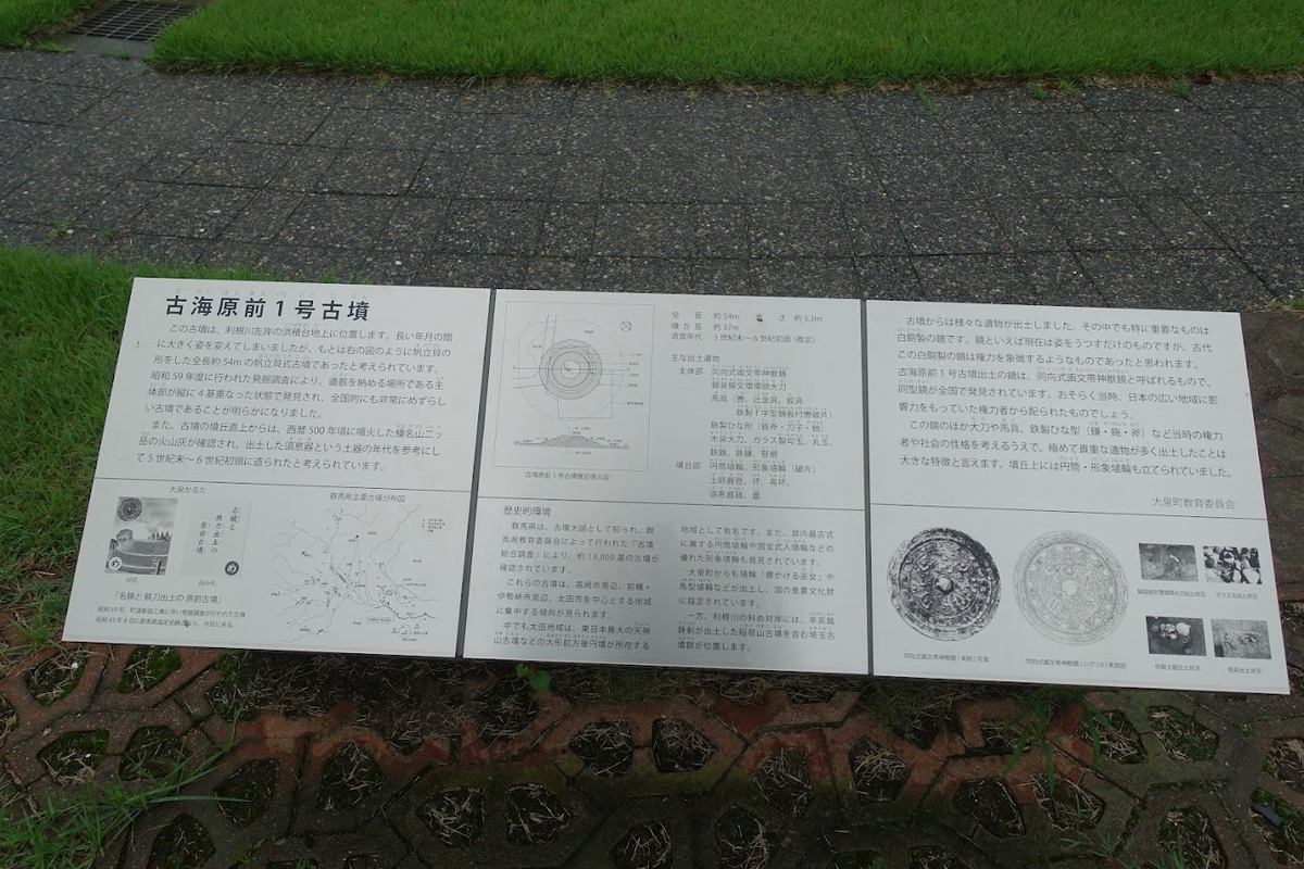 古海原前1号墳 群馬県邑楽郡大泉町古海 - 墳丘からの眺め