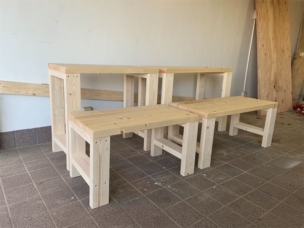 テントサウナ用ベンチ製作⚡️⚡️⚡️ - マッシースパーク研究所