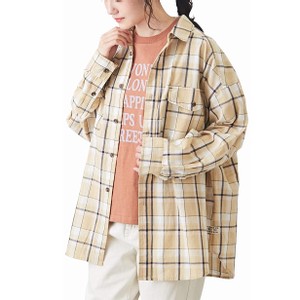 チェック柄シャツ
