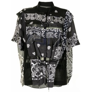 ペイズリー柄シャツ
