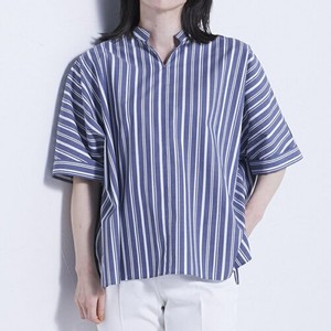 ストライプ柄ブラウス