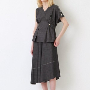 デニム調セットアップ