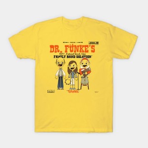 イエローのイラストTシャツ