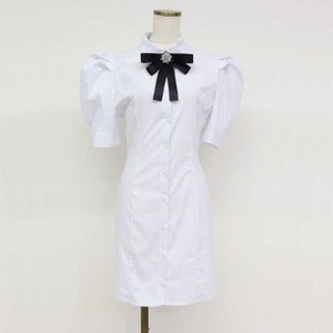 ビジューリボンワンピース ビジューリボンワンピース