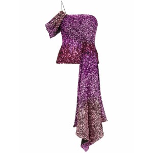 スパンコールワンショルダートップス スパンコールワンショルダートップス