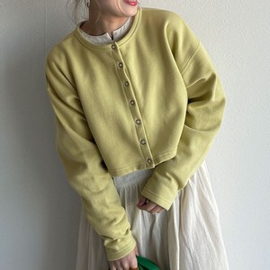 クルーネックカーディガン