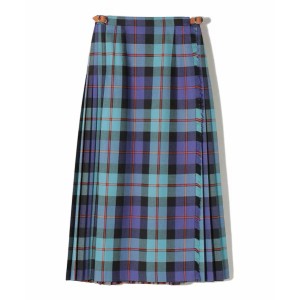 チェック柄キルトスカート
