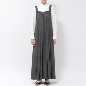 ストライプ柄サロペット