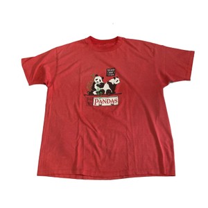 赤いパンダTシャツ