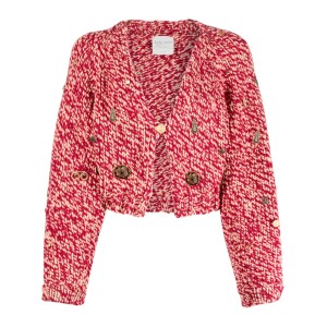 赤いカーディガン