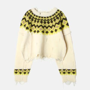 フェアアイル柄ニット