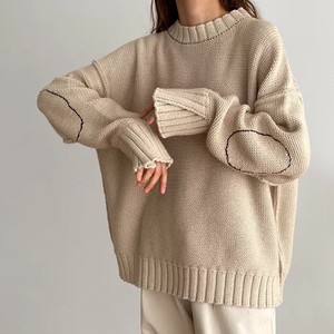 袖スリットニット 袖スリットニット