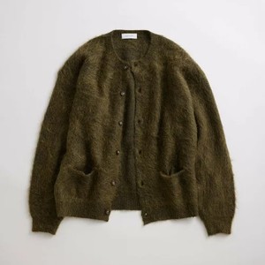 モヘアカーディガン