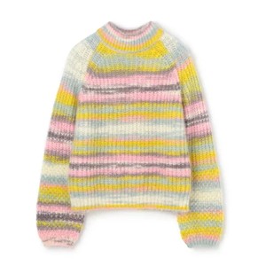 ボーダー柄ニット