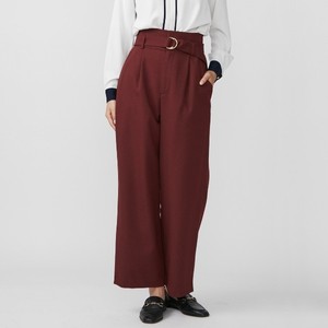 ボルドーのワイドパンツ ボルドーのワイドパンツ