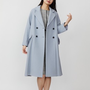 ブルーのウールコート ブルーのウールコート