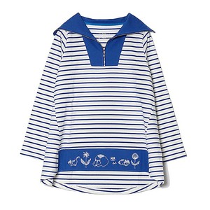 猫刺繍カットソー 猫刺繍カットソー