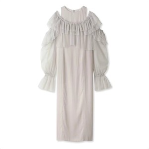 チュールボレロ付きワンピース