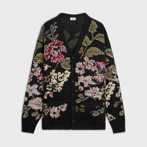 花柄刺繍かーでぃがん