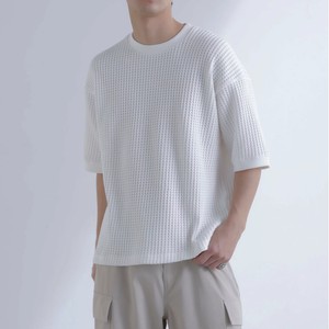 白いワッフルTシャツ