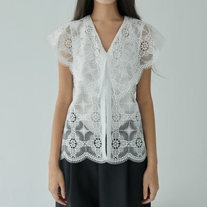 Bibiy. CAMILLE SHEER TOP WHITE 新品 USAGI ONLINE限定カラー】CAMILLE SHEER TOP（シャツ/ブラウス