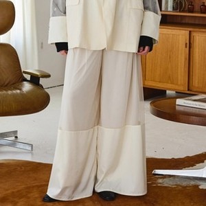 チュールレイヤードパンツ