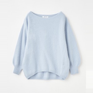 ブルーのニット