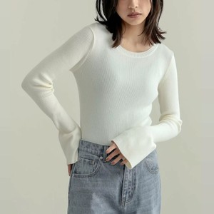 フレアスリーブニット