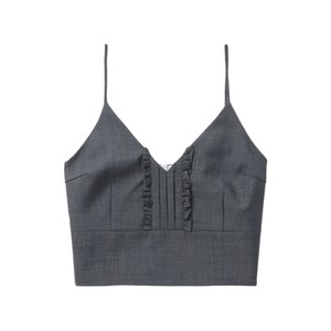 グレーのビスチェ